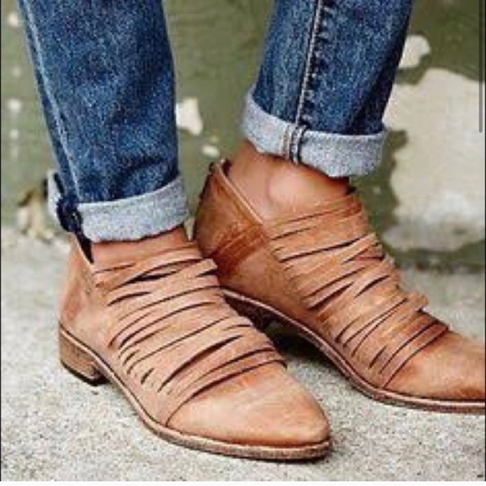 Free People “Lost Valley” ankle boots